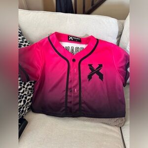 Excision cropped jersey